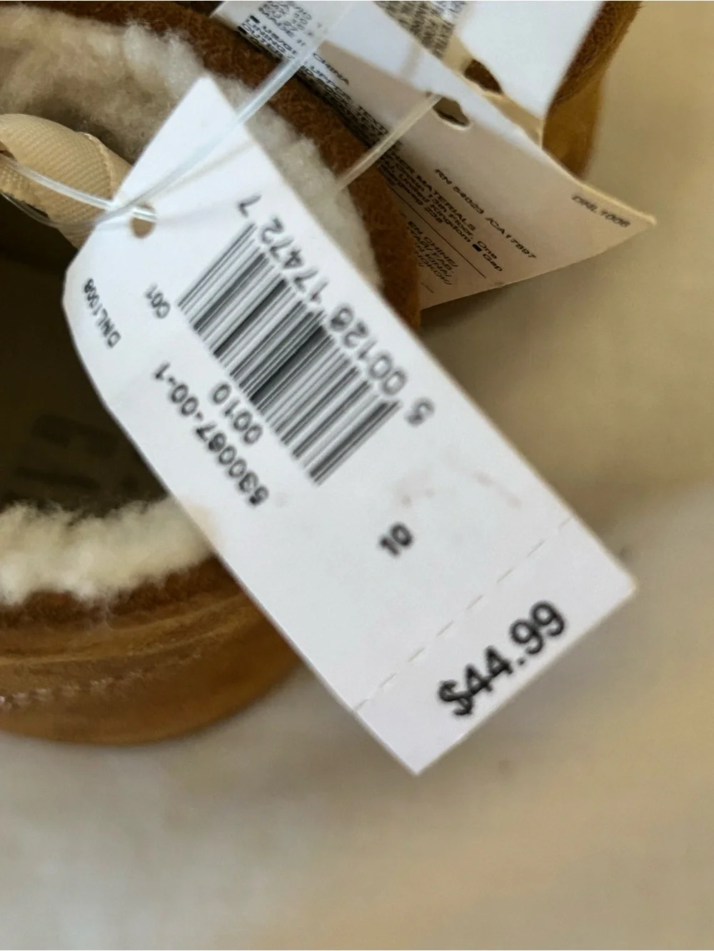NWT Baby Gap Toddler Sherpa Lined Lace-Up Boots Tan/Chestnut/Size 10